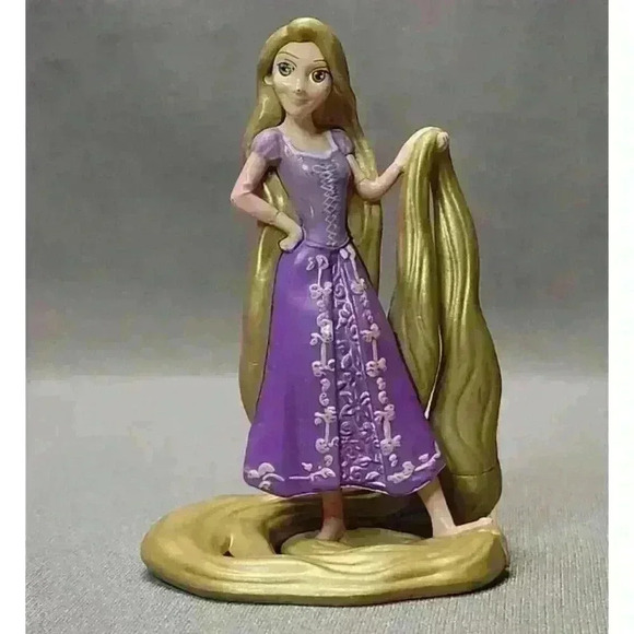 Disney Princess Figurines Rapunzel, Ariel & Frozen Anna Toys Dolls Cake Toppers - Picture 4 of 9